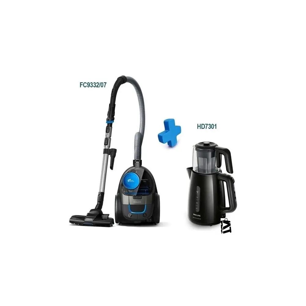 Philips FC9332/07 Powerpro City Süpürge + Hd-7301/00 Elektrikli Çay Makinesi Hediyeli