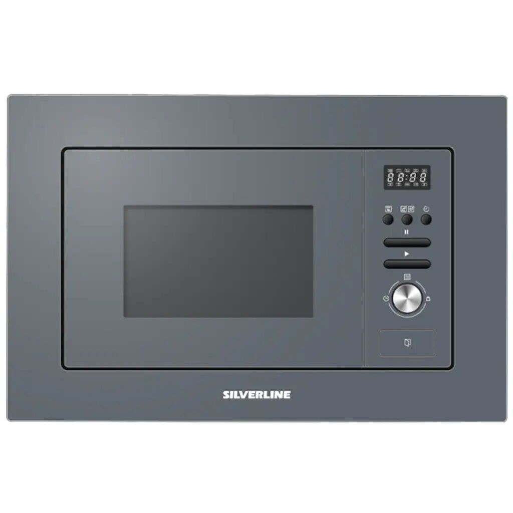 Silverline MW9018S02 20 lt Gri Ankastre Mikrodalga Fırın