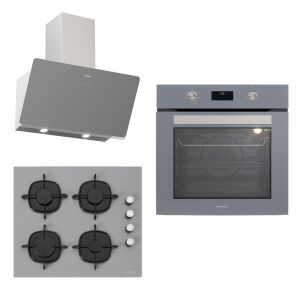 Silverline Ankastre Set BO6502S02 S2-3457 SOHO-CS5700E6S01 Gri